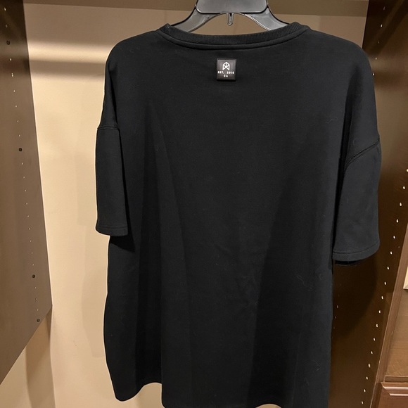 Black Crew Neck Tee with RAW Logo - Picture 4 of 4